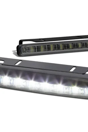 8-LED Rectangular Fog Lights; Smoke Budget