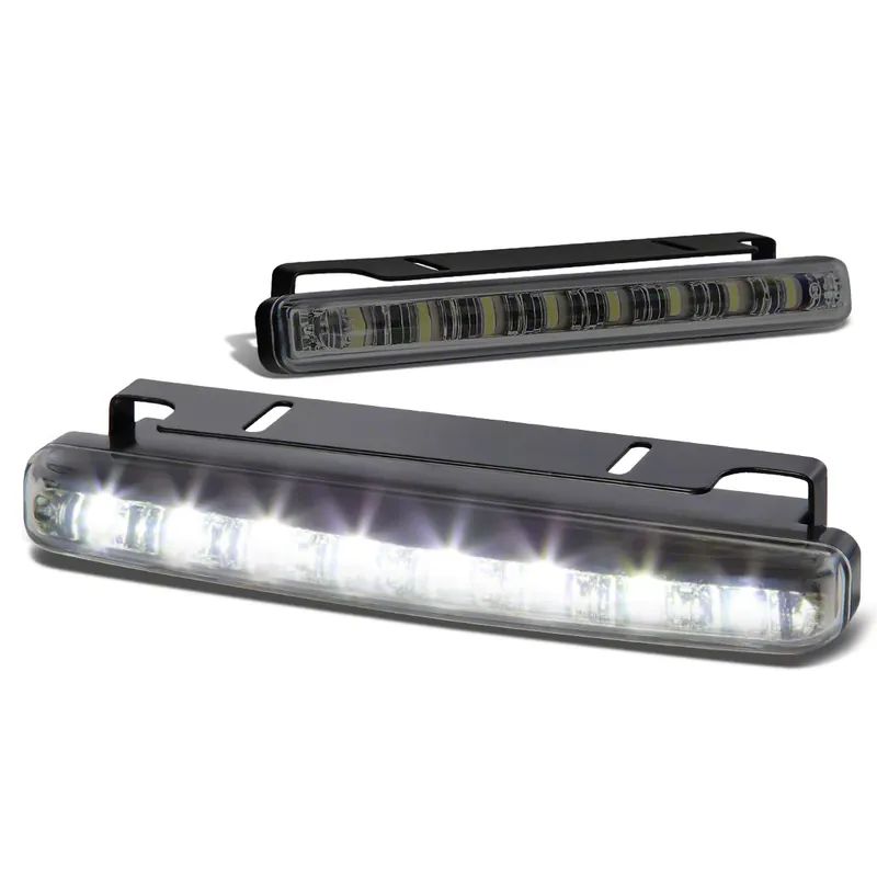 8-LED Rectangular Fog Lights; Smoke Budget