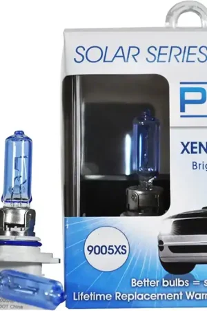 One Day Deal Perde Solar Series Platinum Xenon-Enhanced Halogen Headlight Bulbs; 9005XS