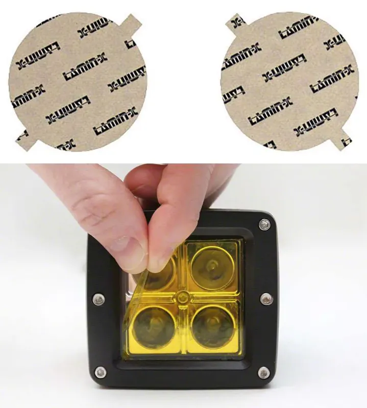 Flash Sale Lamin-X Fog Light Tint Covers; Yellow