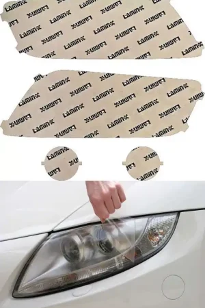 Lamin-X Headlight Tint Covers; Clear Final Sale