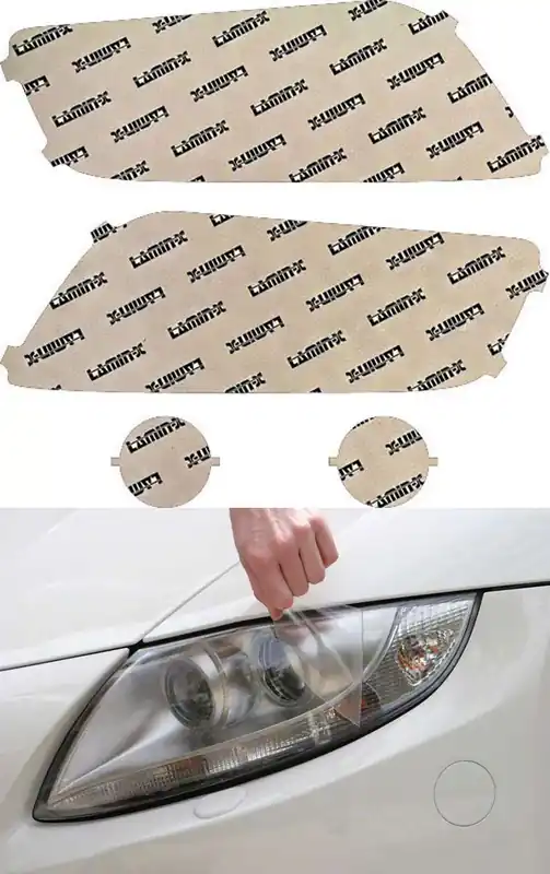 Lamin-X Headlight Tint Covers; Clear Final Sale