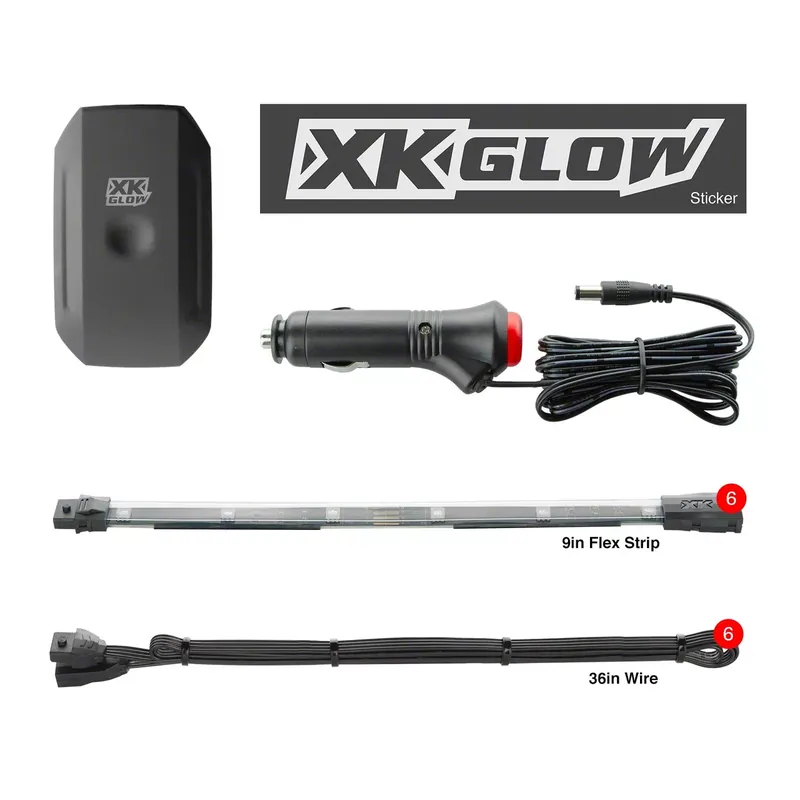 Time-Limited XK Glow Interior LED Accent Light Kit with Dual-Mode Dash Mount Controller Upgrade
