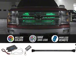 Handmade LEDGlow Million Color Grille Lighting Kit; 24-Inch