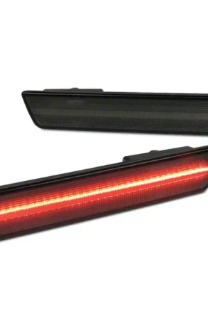 Flashtech LED Side Marker Lights; Rear; Smoked Budget