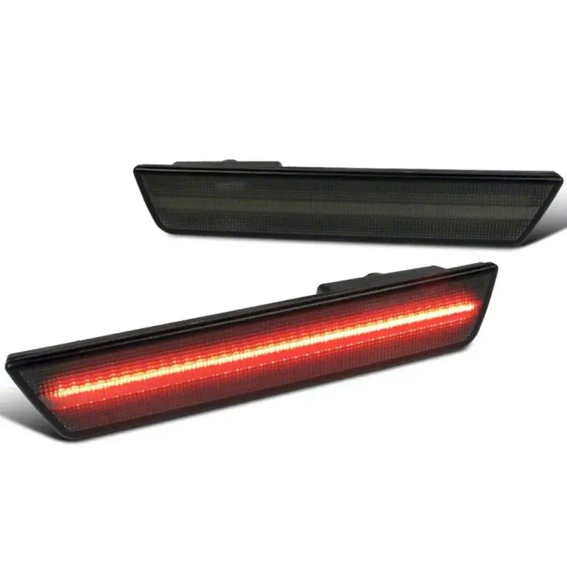 Flashtech LED Side Marker Lights; Rear; Smoked Budget
