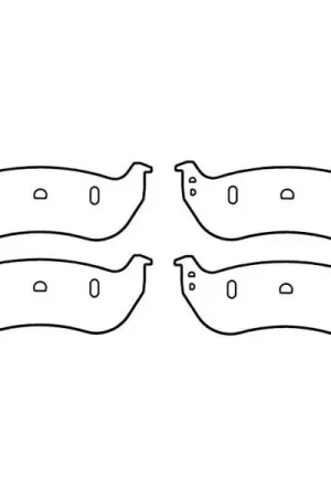 Omix Disc Brake Pad Kit - 4 Piece - 16729-07 Holiday Sale