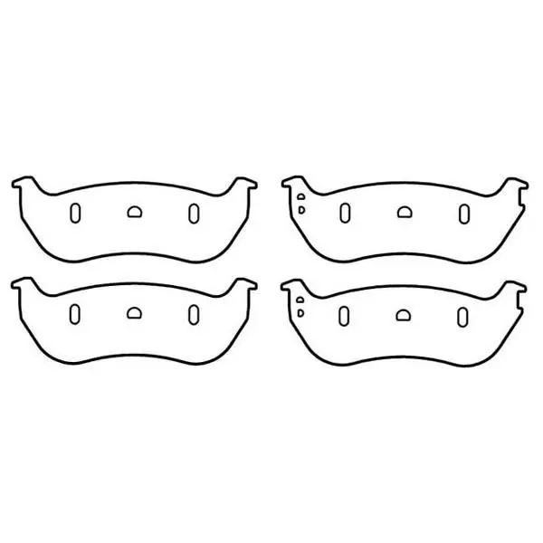 Omix Disc Brake Pad Kit - 4 Piece - 16729-07 Holiday Sale
