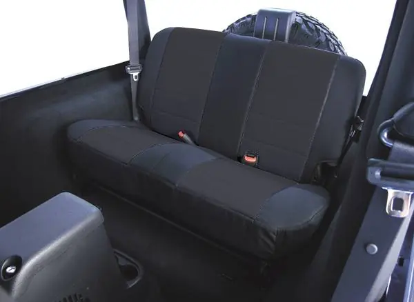 Rugged Ridge Custom Fit Poly-Cotton Seat Cover - Rear - 13282-01 Cheap