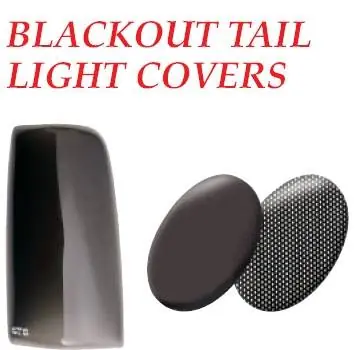 Big Sale Chevrolet Tahoe GT Styling Blackout Taillight Covers