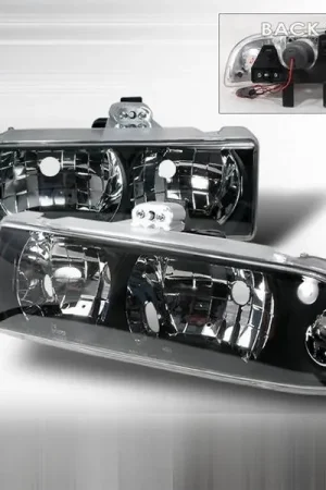 Chevrolet S10 Custom Disco Crystl Headlights - LH-S1098JM-YD Buy Today