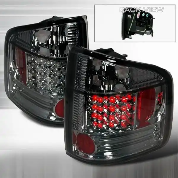 High Quality Chevrolet S10 Custom Disco Smoke LED Taillights - LT-S1094GLED-YD