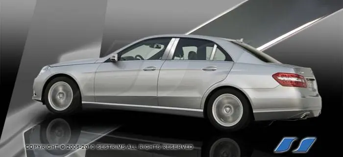 Mercedes-Benz E Class SES Trim Pillar Post - 304 Mirror Shine Stainless Steel - 6PC - P271 Hot Picks