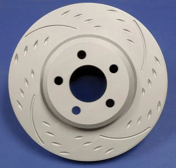 Audi A6 SP Performance Diamond Slot Solid Rear Rotors - D01-2154 Time-Limited