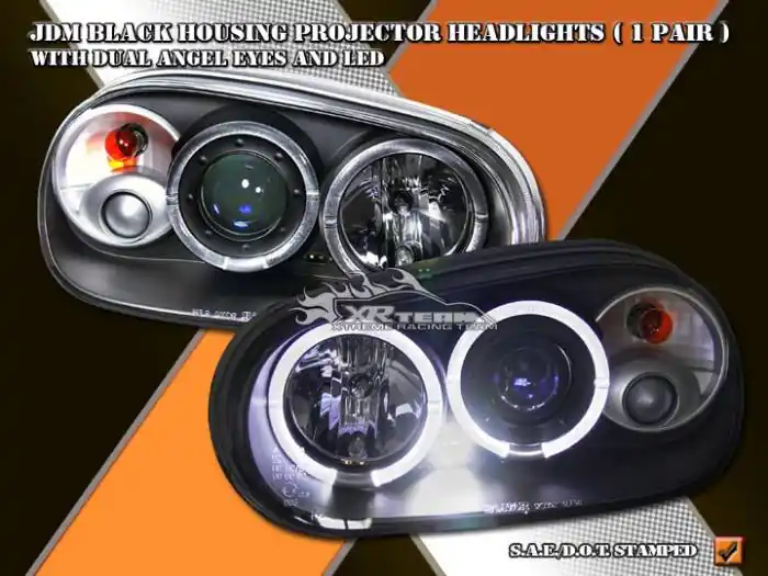 Buy Today JDM Black Pro Headlights