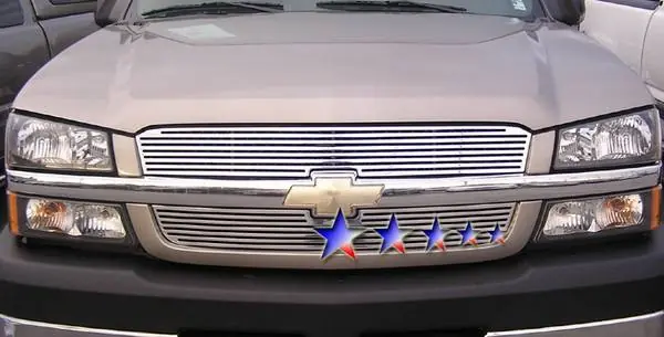 Chevrolet Silverado APS CNC Grille - Upper - Aluminum - C95717A Wholesale