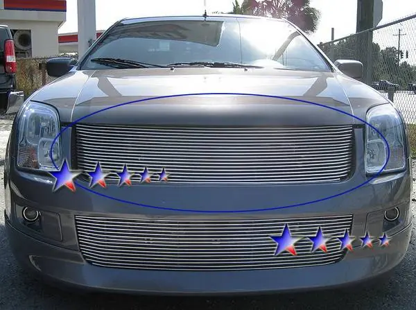 Markdown Ford Fusion APS Billet Grille - Upper - Aluminum - F86493A