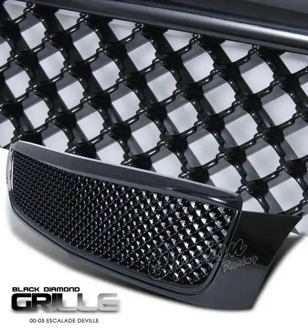 Low Price Cadillac DeVille Option Racing Black Grille - Diamond Style - Black - 65-14262