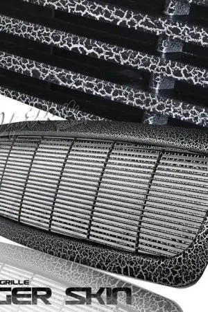 Free Delivery Dodge Dakota Option Racing Chrome Grille - Special Painted - Horizontal Style - Special S02 - 65-17357