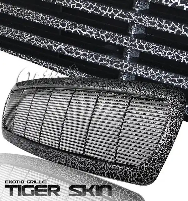 Free Delivery Dodge Dakota Option Racing Chrome Grille - Special Painted - Horizontal Style - Special S02 - 65-17357