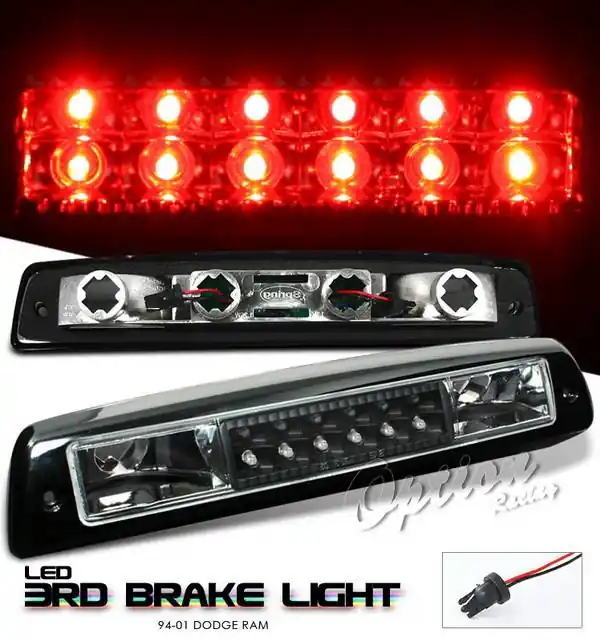 Latest Dodge Ram Option Racing LED Third Brake Light - Black - 23-17176