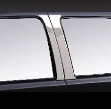 Authentic GMC Sierra Pilot Polished Stainless Steel Door Pillar - Set - SDP-106
