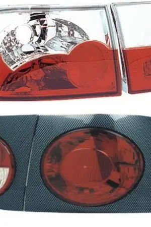 Original Honda Civic 2DR & 4DR Pilot Chrome Taillight - Pair - TL-201