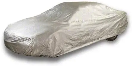 Auto Chic 100% Cotton Flannel Custom Indoor Car Cover; Gray Best Price