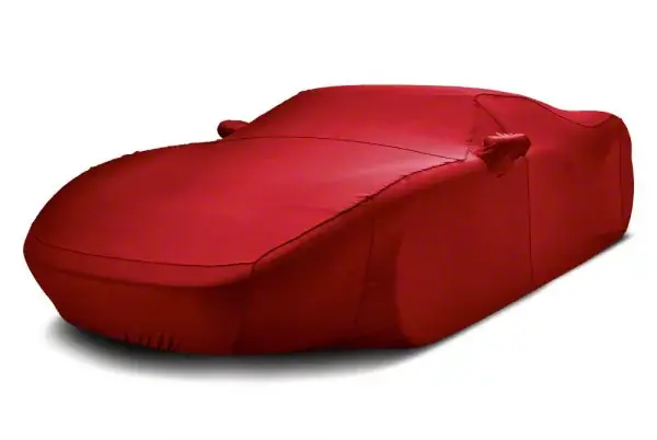 Covercraft Custom Car Covers Form-Fit Car Cover with Antenna Pocket; Bright Red New Arrival