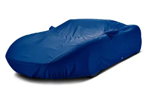 Time-Limited Covercraft Custom Car Covers Sunbrella Car Cover with Antenna Pocket; Pacific Blue