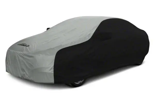 Professional Grade Coverking Stormproof Car Cover; Black/Gray