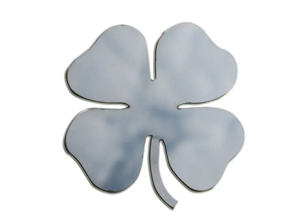 Limited Time Stainless Steel Emblem; Four Leaf Clover