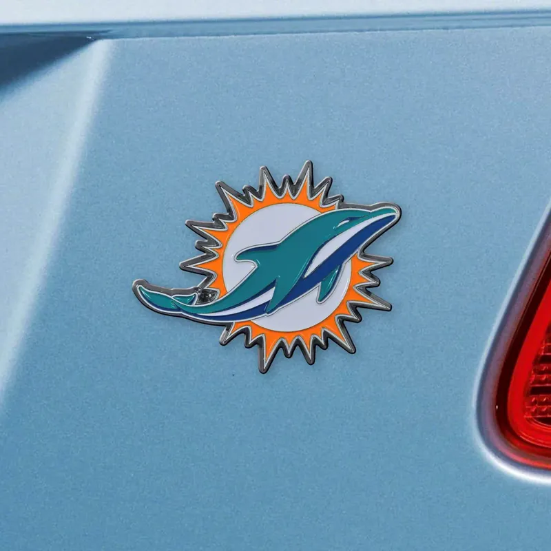 Miami Dolphins Emblem; Aqua Buy Direct