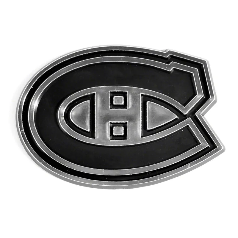 Popular Montreal Canadiens Molded Emblem; Chrome