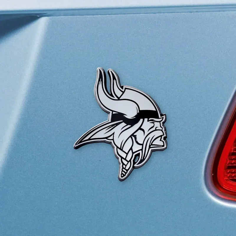 Hassle-Free Returns Minnesota Vikings Emblem; Chrome