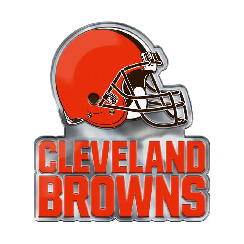 Budget Cleveland Browns Embossed Emblem; Orange