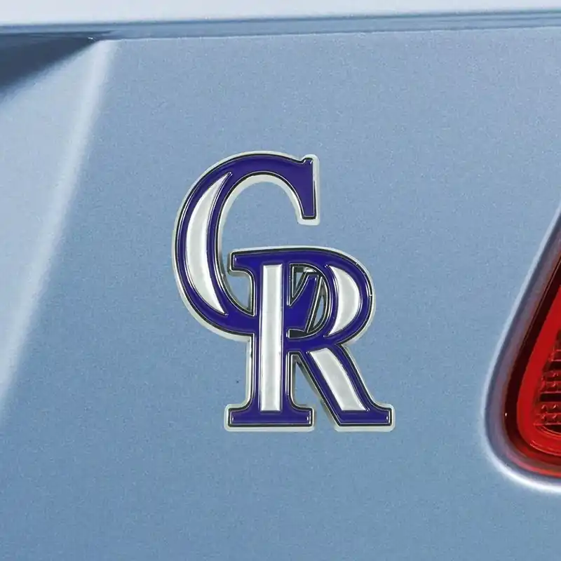 Exclusive Offer Colorado Rockies Emblem; Purple