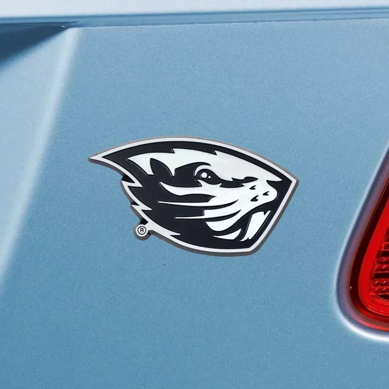 Holiday Sale Oregon State University Emblem; Chrome