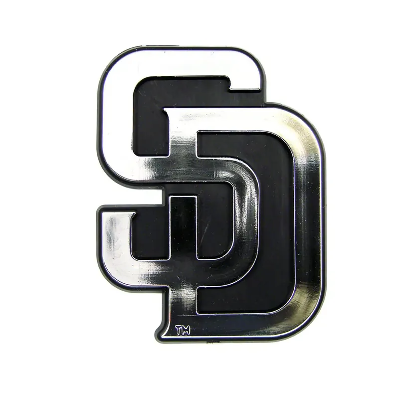 San Diego Padres Molded Emblem; Chrome Trending