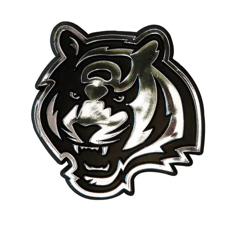 Buy Today Cincinnati Bengals Molded Emblem; Chrome