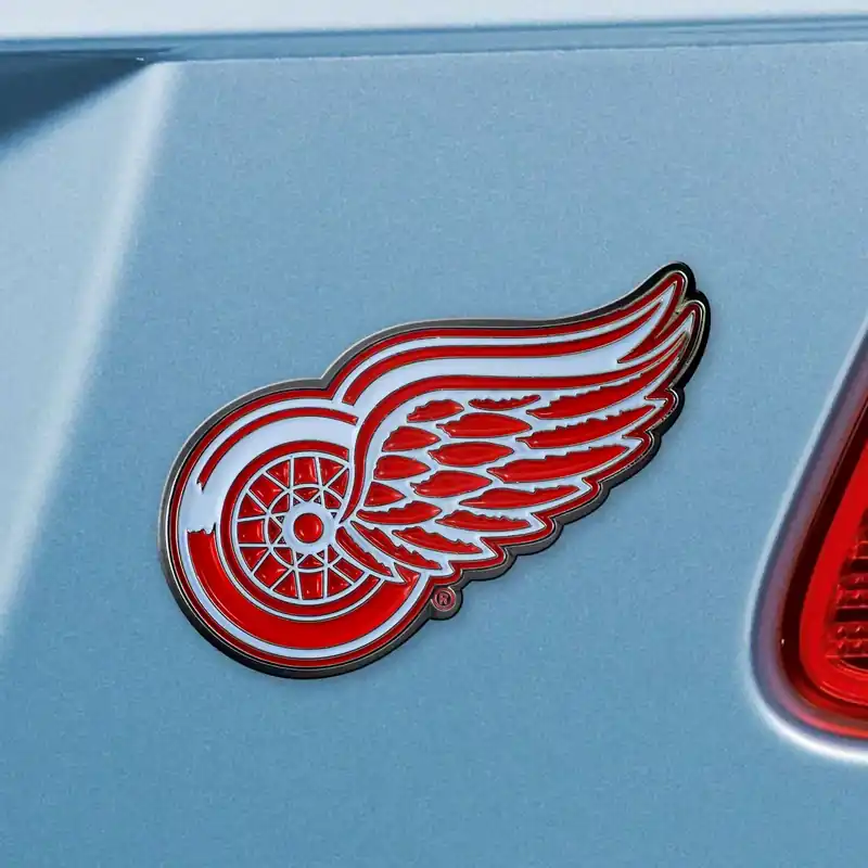 Detroit Red Wings Emblem; Red Crafted