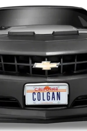 Viral Covercraft Colgan Custom Original Front End Bra with License Plate Opening; Carbon Fiber