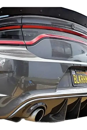 No Minimum Order Black Ops Auto Works Rear Diffuser; Unpainted