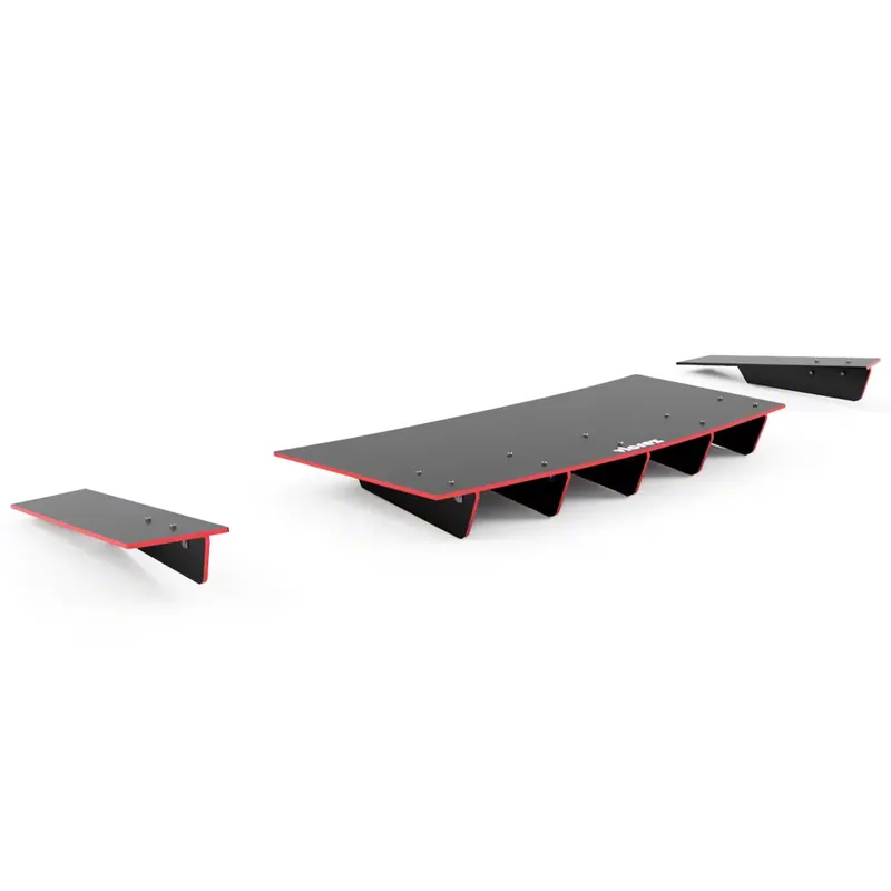 Jesky VR5 Rear Diffuser; Carbon Flash Metallic Vinyl Direct From Factory