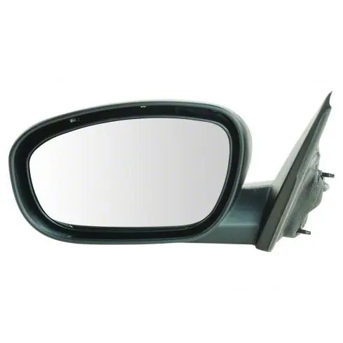 Genuine Powered Heated Non-Folding Mirror; Chrome; Driver Side