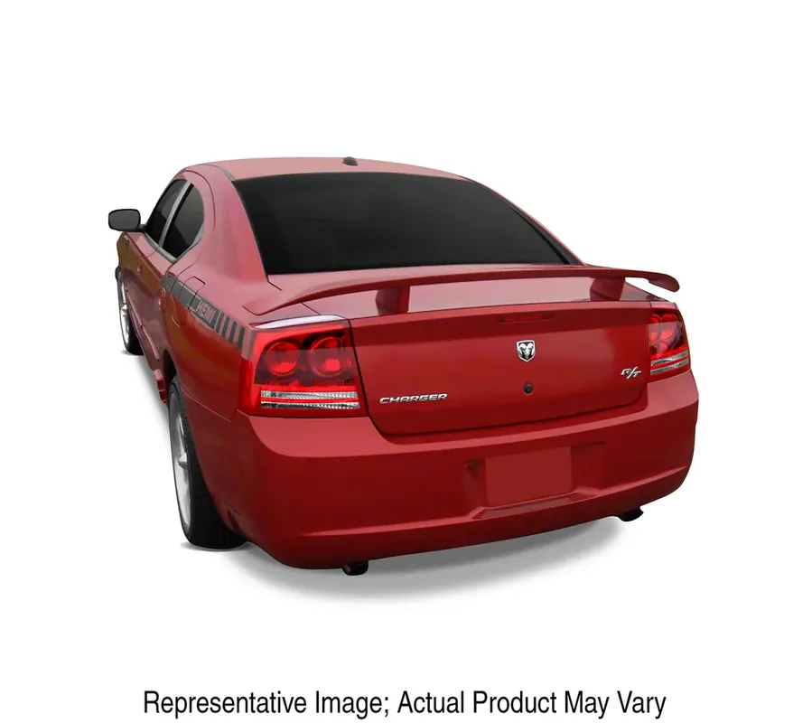 Money Back Guarantee Factory Style Pedestal Rear Deck Spoiler; Cool Vanilla