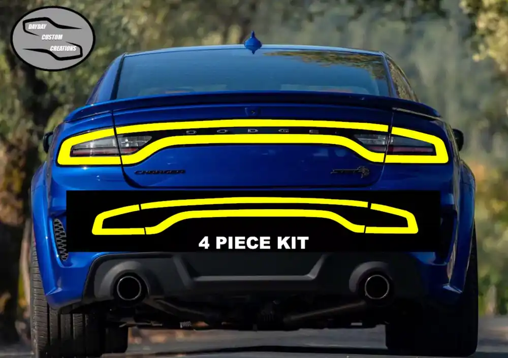 Tail Light Tint Overlay; Yellow Buy Online