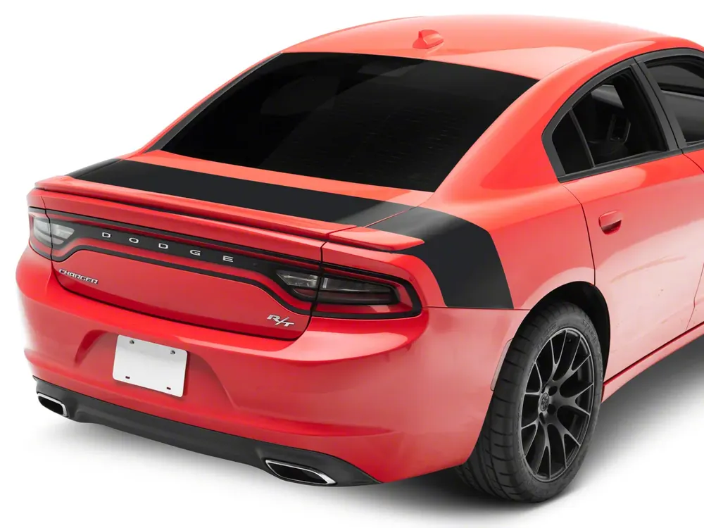 SEC10 Tail Graphic; Matte Black Money Back Guarantee