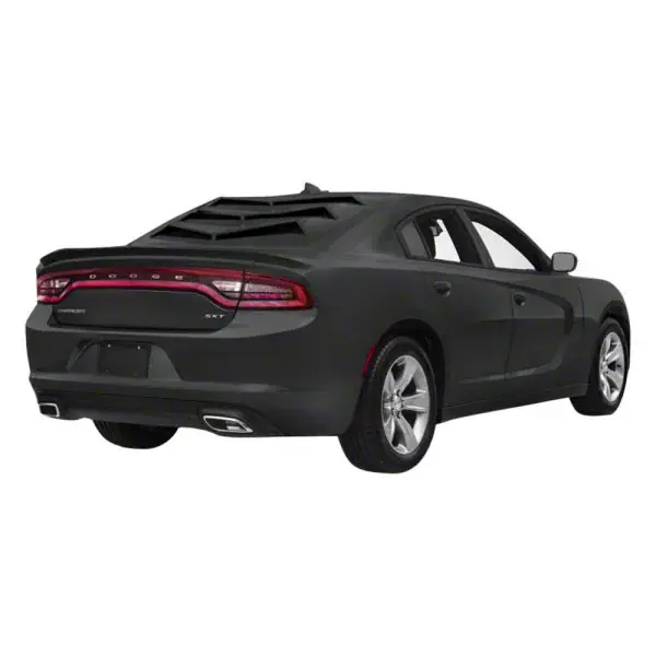 Bakkdraft Rear Window Louvers; Satin Black Trusted Brand