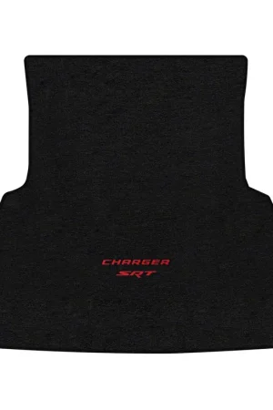 Lloyd Velourtex Trunk Mat with Red SRT Logo; Black Don’t Miss Out